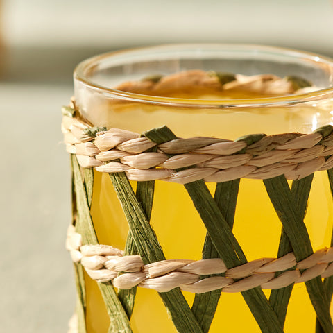 Karaca Waven Tumbler Glass, 285ml, Green