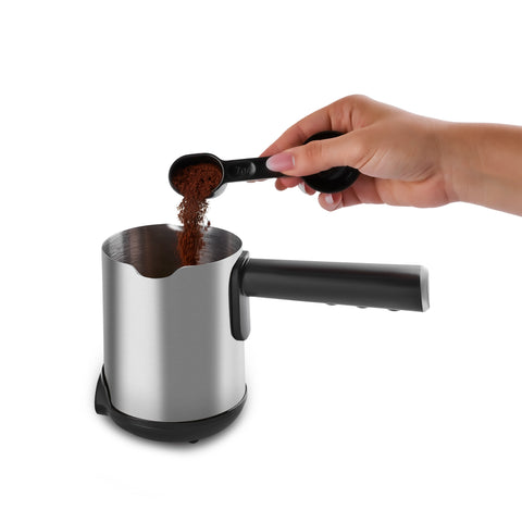 Karaca Hatır Perfetto Espresso and Turkish Coffee Machine, 1900W, 1,8L, Inox