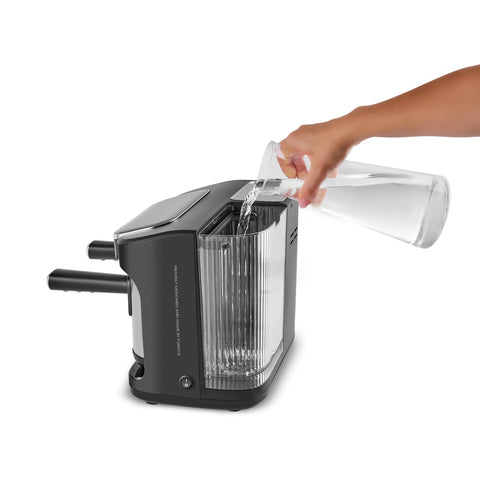 Karaca Hatır Perfetto Espresso and Turkish Coffee Machine, 1900W, 1,8L, Inox