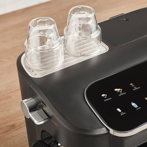 Karaca Hatır Perfetto Espresso and Turkish Coffee Machine, 1900W, 1,8L, Inox