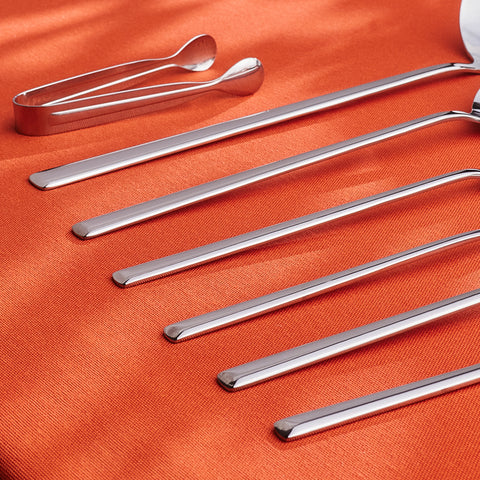Karaca Tivoli 7-Piece Stainless Steel Boxed Serving Set, Silver