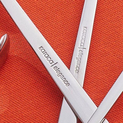 Karaca Tivoli 7-Piece Stainless Steel Boxed Serving Set, Silver