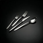 Karaca Nuova Stainless Steel 24-Piece Cutlery Set for 6 People, Silver