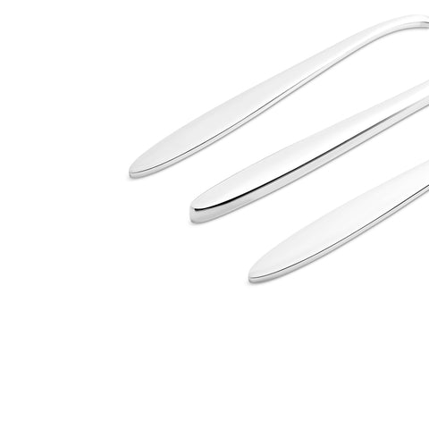 Karaca Nuova Stainless Steel 24-Piece Cutlery Set for 6 People, Silver