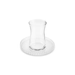 Karaca Lily Glass Saucer, 12cm, Clear