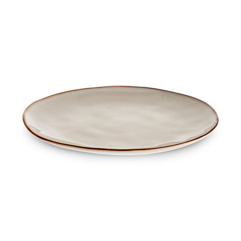 Karaca Aria Reactive Glaze Pizza Plate, 32cm, Beige