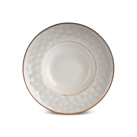 Karaca Aria Reactive Glaze Pasta Bowl, 26cm, Beige
