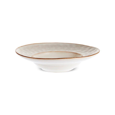 Karaca Aria Reactive Glaze Pasta Bowl, 26cm, Beige