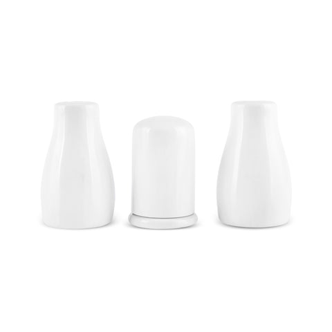 Karaca Stream Bone China Sirius 53-Piece Dinner Set for 12 People, White