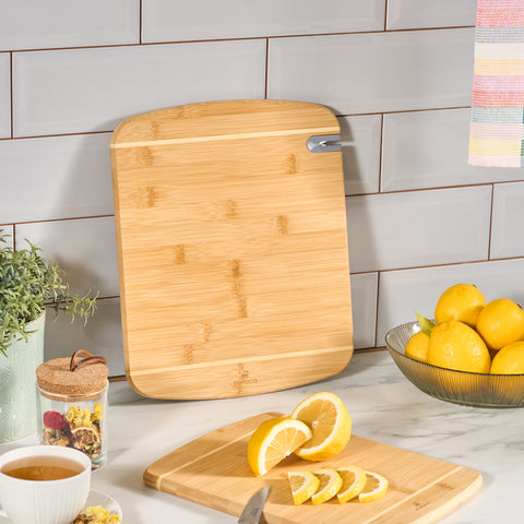 Karaca Sharpencut 2-Piece Bamboo Chopping Board, Wood