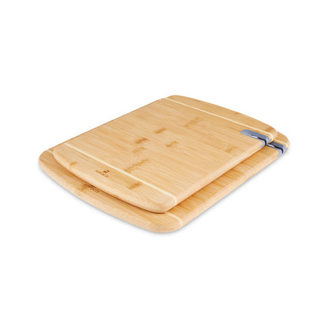 Karaca Sharpencut 2-Piece Bamboo Chopping Board, Wood