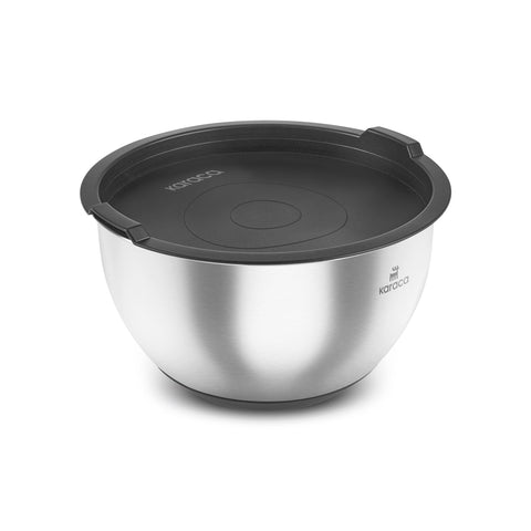 Karaca Blendbox 3-Piece Mixing and Storage Container, Inox