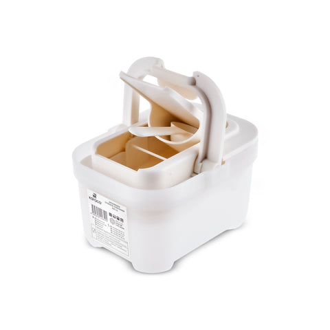 Karaca Spoonsafe Storage Container with Spoon, 500ml, White