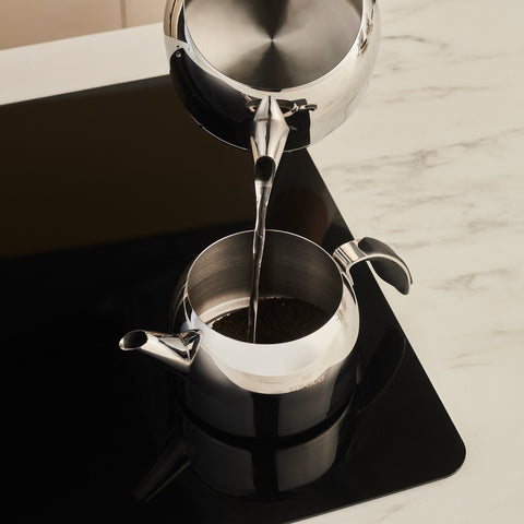 Karaca Stelly Stainless Steel Teapot Set, XL, Inox