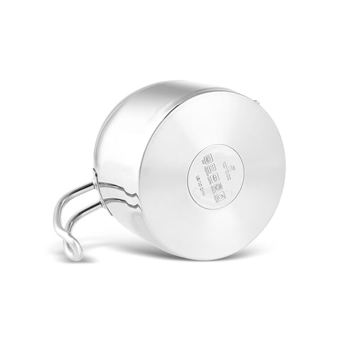 Karaca Pocelinox Porcelain & Stainless Steel Teapot Set, XL, Silver