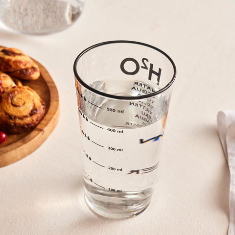 Karaca H20 Highball Glass, 570ml, Black