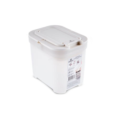 Karaca Spoonsafe Storage Container with Spoon, 1000ml, White