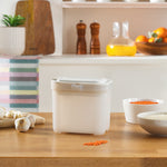 Karaca Spoonsafe Storage Container with Spoon, 1000ml, White