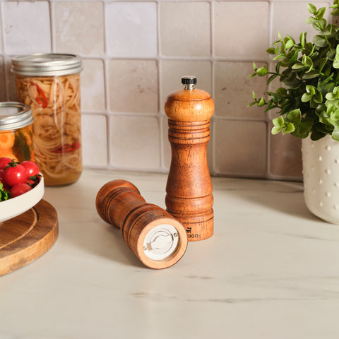 Karaca Nature Gind 2-Piece Spice Grinder, 15cm, Wood