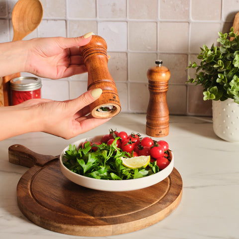 Karaca Nature Gind 2-Piece Spice Grinder, 15cm, Wood