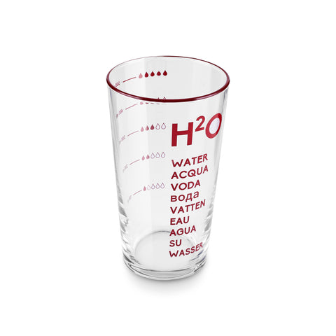 Karaca H20 Highball Glass, 570ml, Red