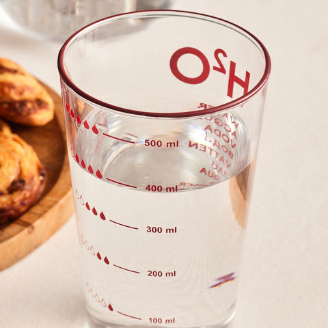 Karaca H20 Highball Glass, 570ml, Red