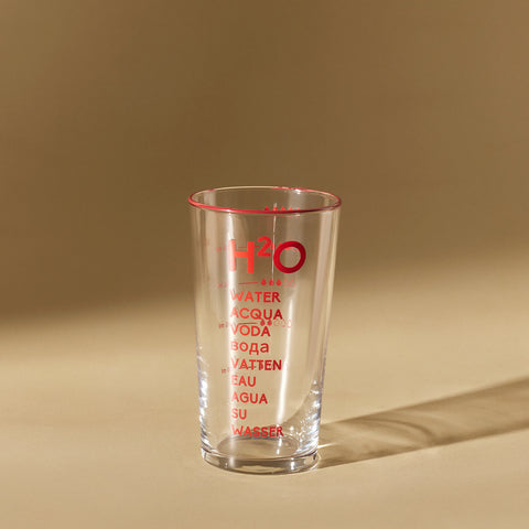 Karaca H20 Highball Glass, 570ml, Red