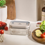 Karaca Flex 2-Piece Storage Container, 520ml, Clear