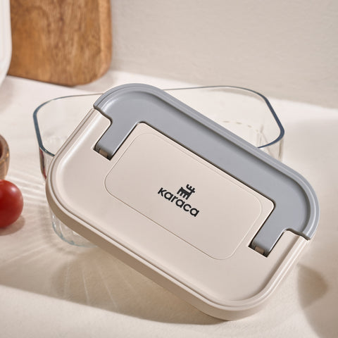 Karaca Flex 2-Piece Storage Container, 520ml, Clear