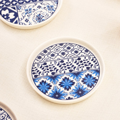 Karaca Portela 12-Piece Bone China Turkish Tea Set for 6 People, 170ml, Multi