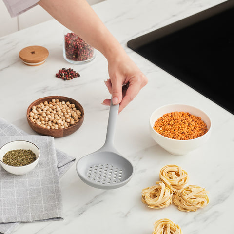 Karaca Silva Silicone Skimmer, 33,5cm, Grey