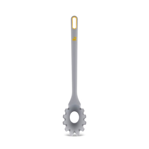 Karaca Silva Silicone Pasta Spoon, 33cm, Grey