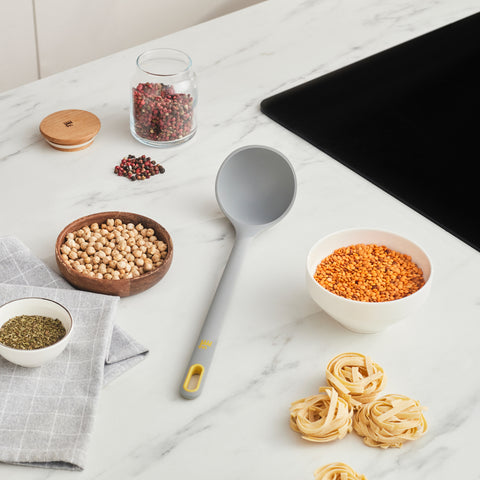 Karaca Silva Silicone Ladle, 32cm, Grey