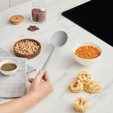 Karaca Silva Silicone Spoon, 33,5cm, Grey