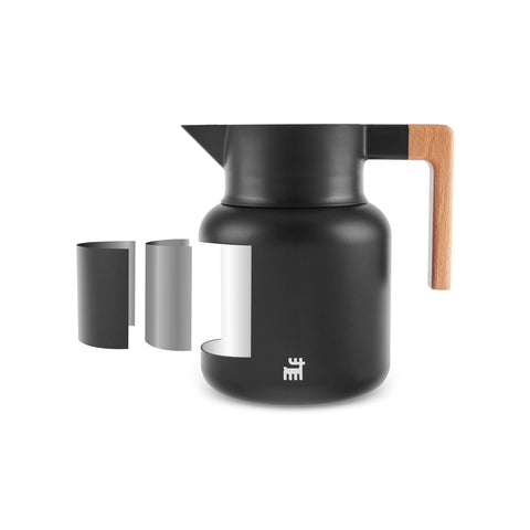 Karaca Corelock Stainless Steel Flask, 1,6L, Black