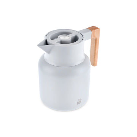 Karaca Corelock Stainless Steel Flask, 1,6L, Light Grey