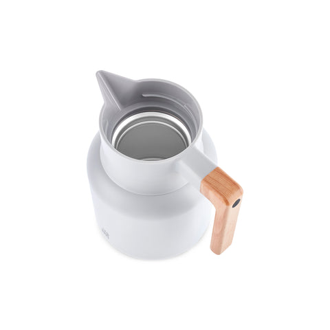 Karaca Corelock Stainless Steel Flask, 1,6L, Light Grey
