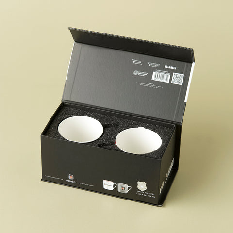 Karaca x Beşiktaş 2-Piece Bone China Tea Cup Set for 2 People, 230ml, Multi