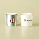 Karaca x Beşiktaş 2-Piece Bone China Tea Cup Set for 2 People, 230ml, Multi