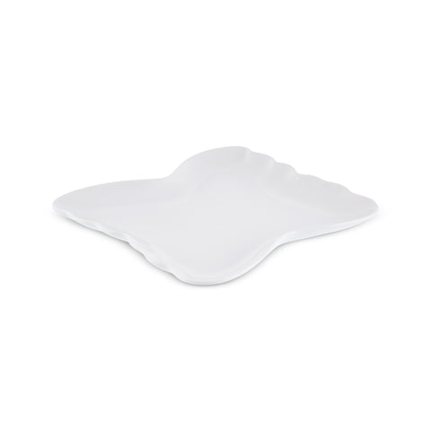 Karaca Stream Bone China Pieris 34-Piece Serveware Set for 6 People, White