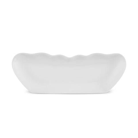 Karaca Stream Bone China Pieris 34-Piece Serveware Set for 6 People, White