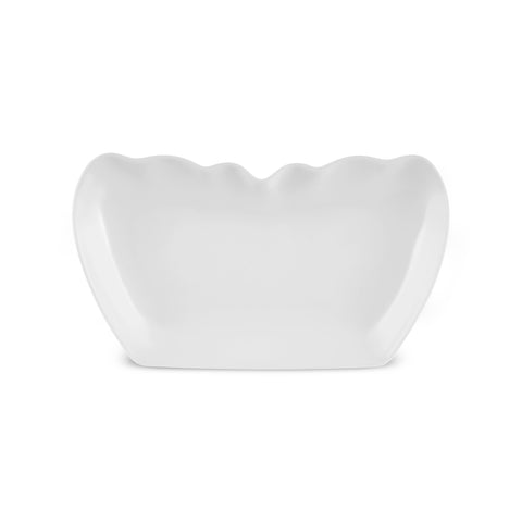 Karaca Stream Bone China Pieris 34-Piece Serveware Set for 6 People, White