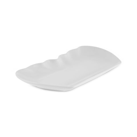 Karaca Stream Bone China Pieris 34-Piece Serveware Set for 6 People, White