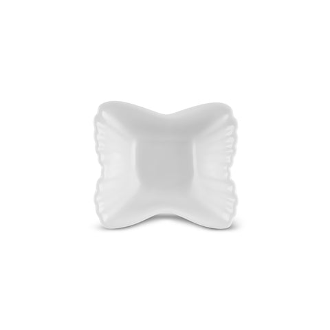 Karaca Stream Bone China Pieris 34-Piece Serveware Set for 6 People, White