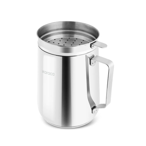 Karaca Minifry Stainless Steel Deep Frying Pot, 2L, Silver