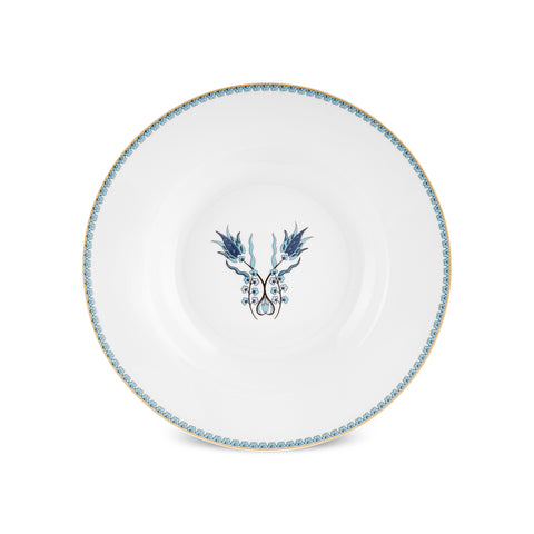 Karaca Forever Bone China Iznik 24-Piece Dinner Set for 6 People, Multi