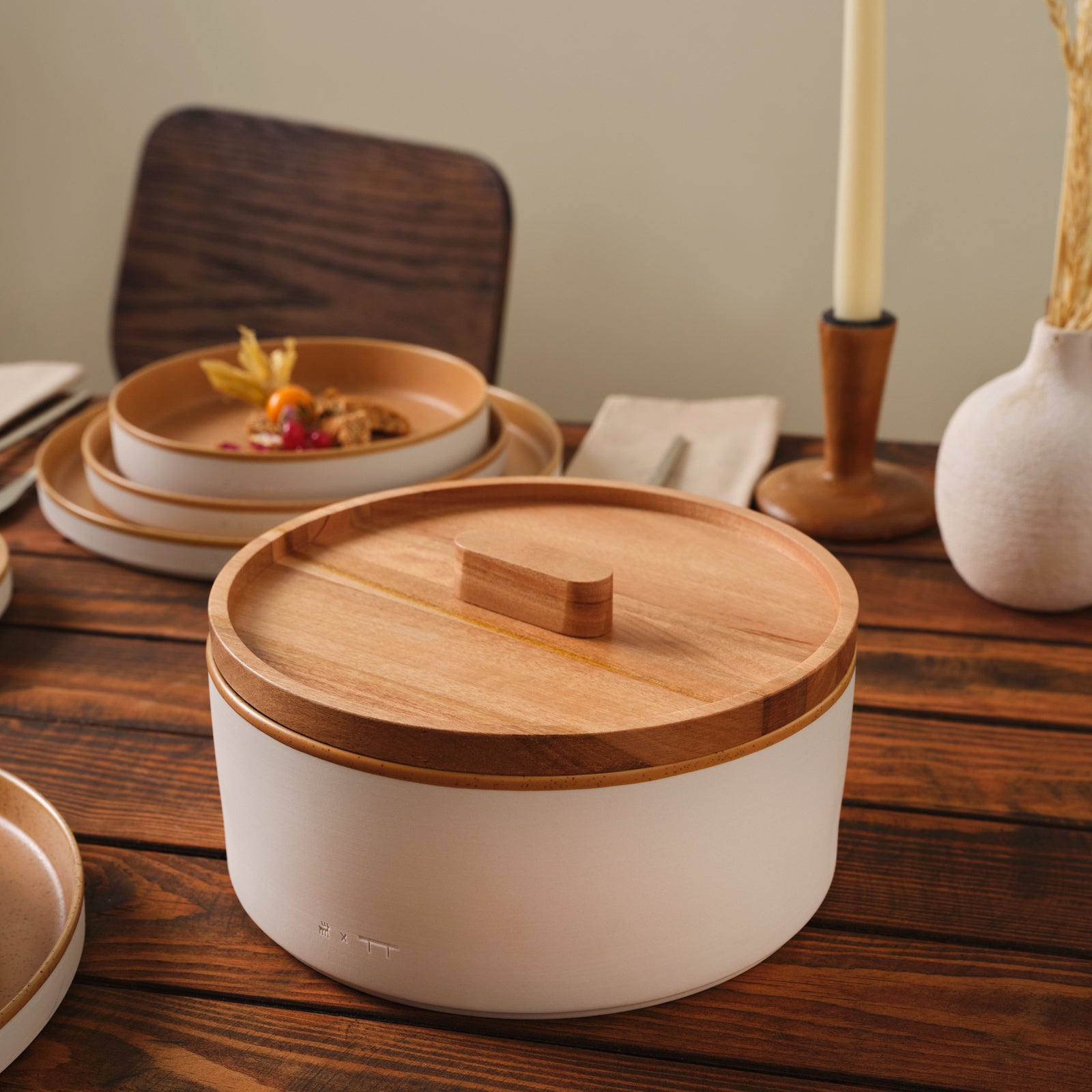 Karaca x Fatih Tutak Earth Collection 57-Piece Dinner Set for 12 Peopl