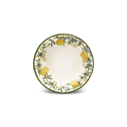 Karaca Limonelle 32-Piece Stoneware Serveware Set for 6 People, Yellow