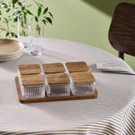 Karaca Mova Acacia 6-Piece Breakfast Serving Set with Tray