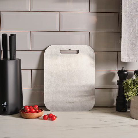 Karaca Stainless Steel Chopping Board, 26x34cm, Inox